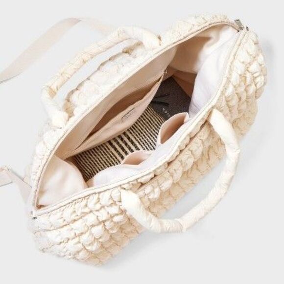 Athleisure Soft Puff Weekender Bag - A New Day Off-White - Picture 3 of 5